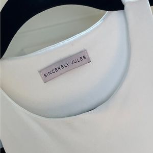 Adorable Sincerely Jules white tank, XS